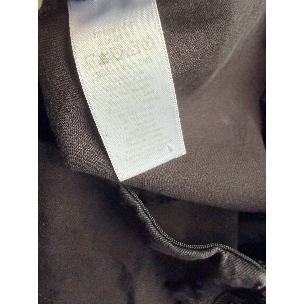 Everlane The Kick Ankle Pants Womens Sz 2 Black Cotton Side Zip Stretch Mid Rise - Picture 6 of 8